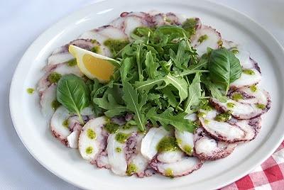 Carpaccio z ośmiornicy