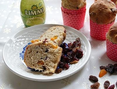 Babeczki panettone limonkowe