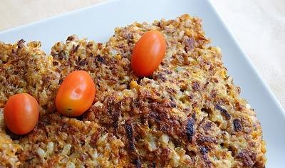 Kotleciki z kaszy gryczanej i marchewki