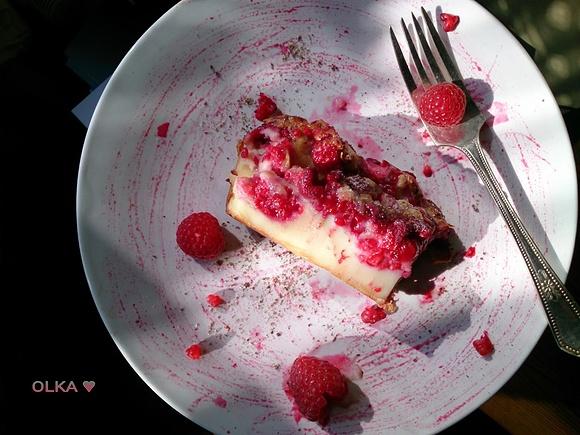Clafoutis z malinami ekspresowe