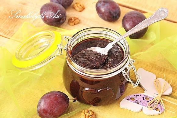 Śliwkowa nutella z orzechami - przepis na dżem do naleśników i deserów