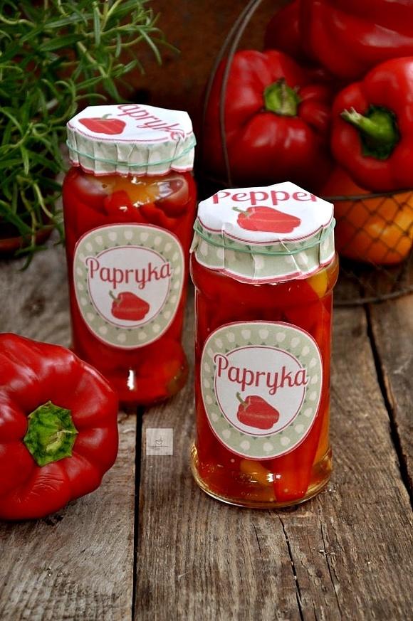 Papryka marynowana bez pasteryzowania
