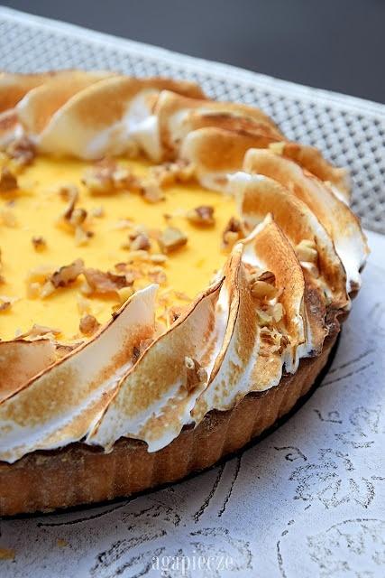 Tarta dyniowa z ricottą na migdałowym spodzie