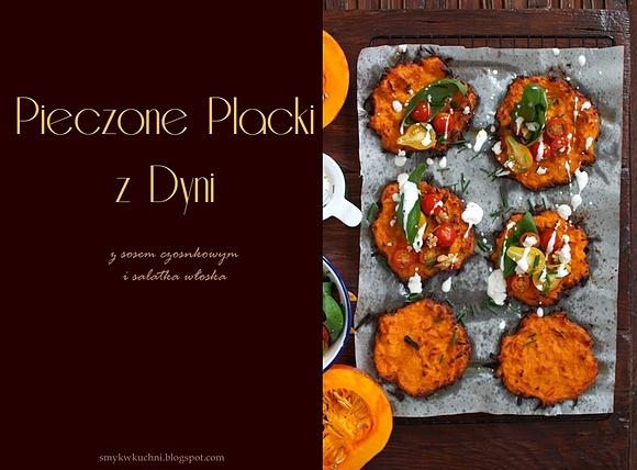 Placuszki z dyni pieczone w piekarniku