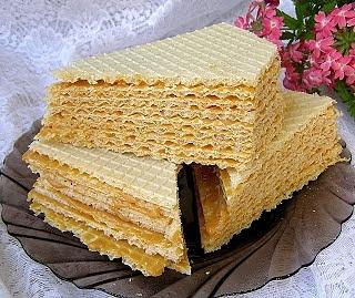 Na szybko wafle z masą toffi