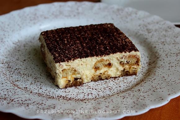 Włoski deser tiramisu