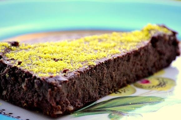 Czekoladowe brownie z bakłażanem