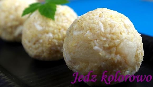 Słodkie kulki z kaszy jaglanej bez cukru wege dieta antyhistaminowa