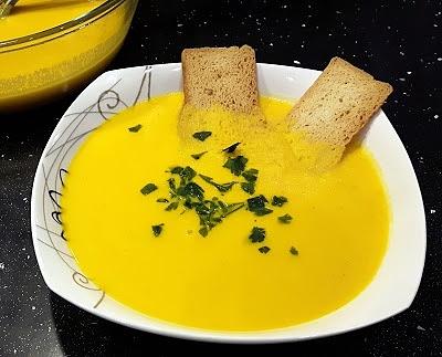 Krem marchewkowy z pomarańczą