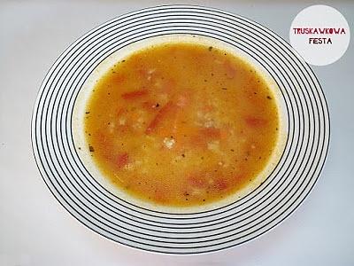 Zupa pomidorowo-dyniowa z ryżem