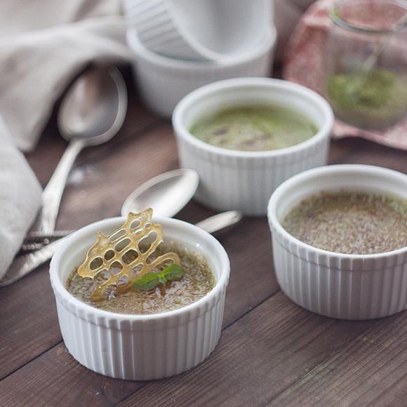 Matcha crème brûlée
