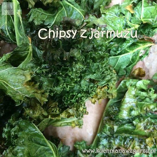 Chipsy z jarmużu zdrowa przekąska