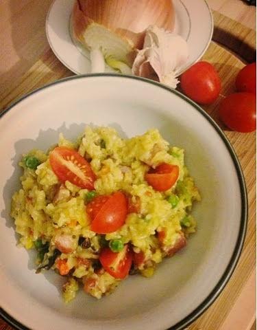 Risotto z pieczarkami