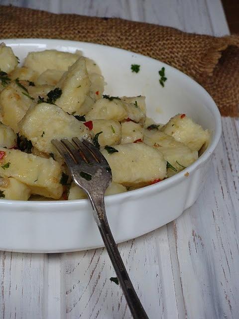 Kopytka z kukurydzianą mąką