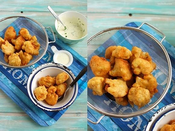 Smażony kalafior w cieście przepis na kalafiora