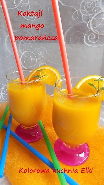 Koktajl mango i pomarańcza