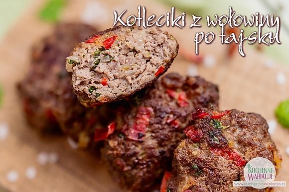 Kotleciki z wołowiny po tajsku
