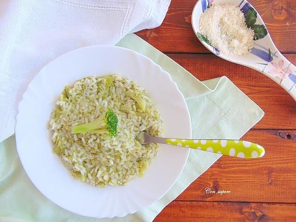 Risotto z brokułami