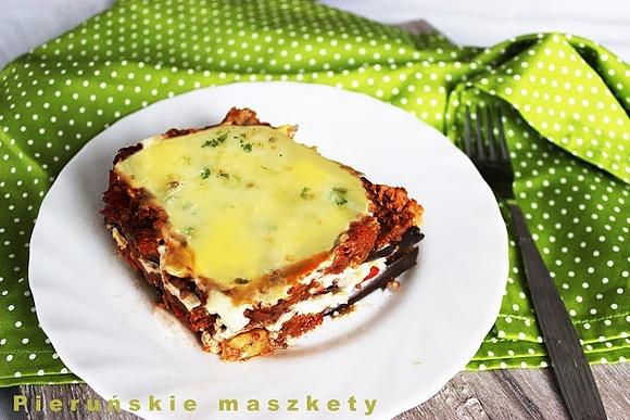 Lasagne z bakłażana i mięsa mielonego bez makaronu