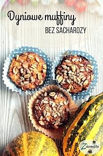 Dyniowe muffiny bez sacharozy