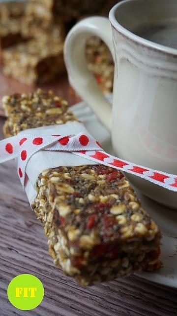 Batoniki muesli z mango bezglutenowe