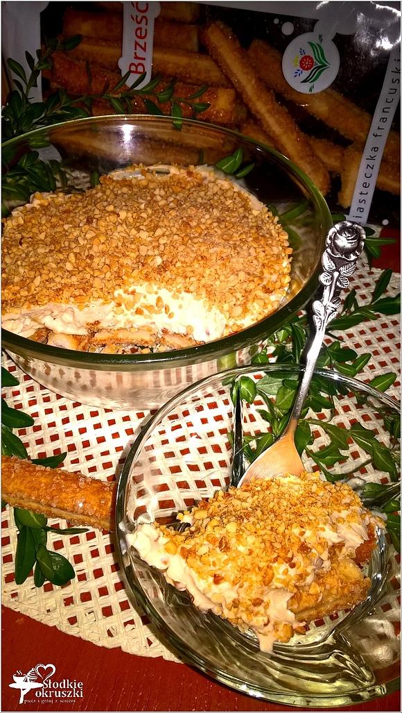 Szybki deser orzechowy z mascarpone