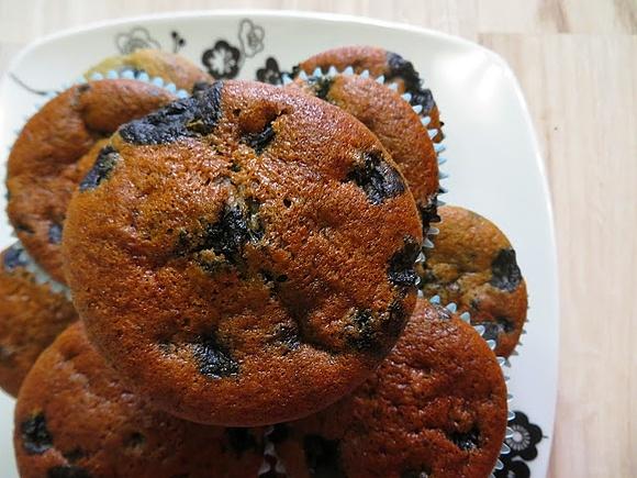 Muffiny z jagodami