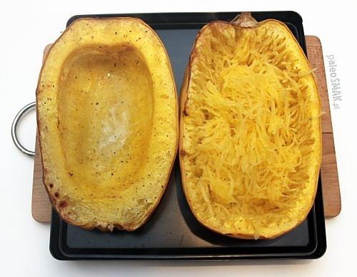 Spaghetti z dyni makaronowej