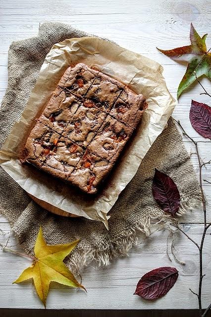 Brownie z dynią i czekoladkami Reese's