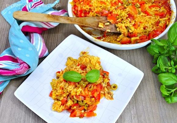 Paella z warzywami wegańska