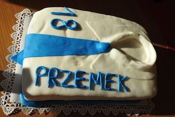 Tort koszula dla chrzestniaka