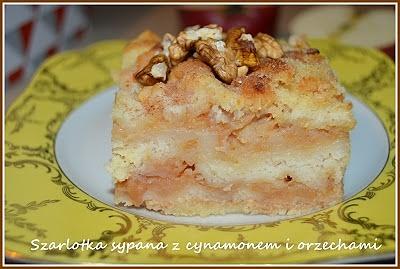 Najprostsze ciasto szarlotka sypana