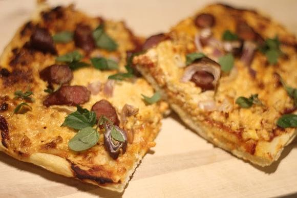 Pizza z twarogiem