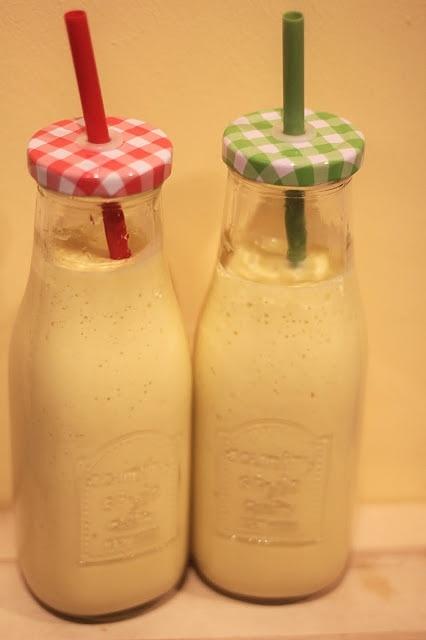 Koktajl probiotyczny z inuliną i bananami