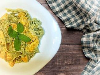 Tagliatelle z dynią