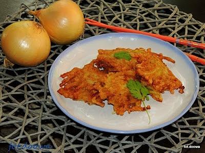 Chrupiąca cebulka onion bhaji
