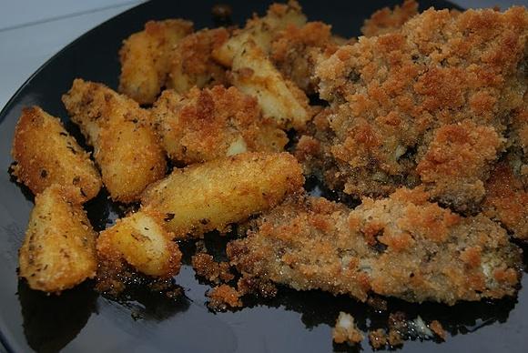 Pieczony dorsz z przyprawami i ziemniakami