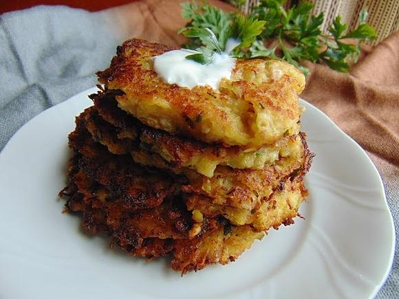 Placuszki cukiniowo-ziemniaczane