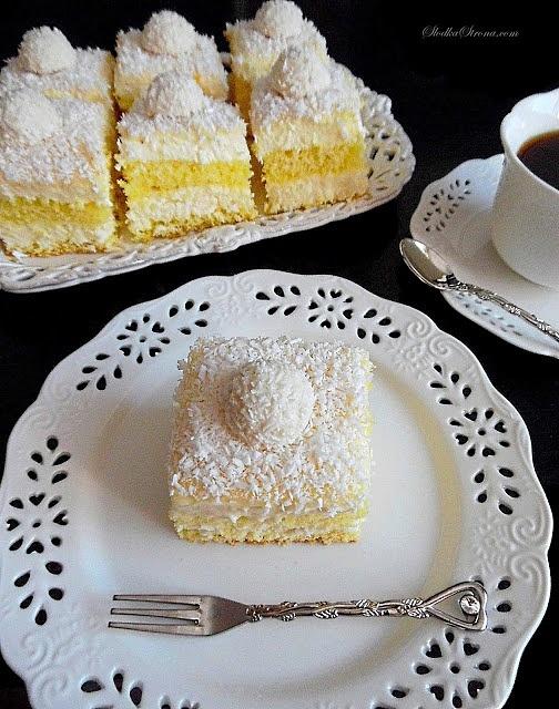 Ciasto Raffaello - najlepszy przepis na deser z kokosem i migdałami