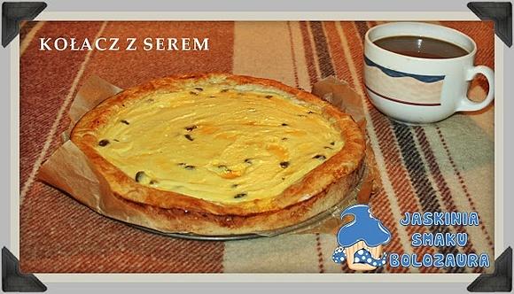 Kołacz duża drożdżówka z serem