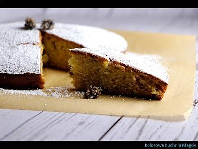 Ciasto lawendowe z nutką cytrynową na jogurcie