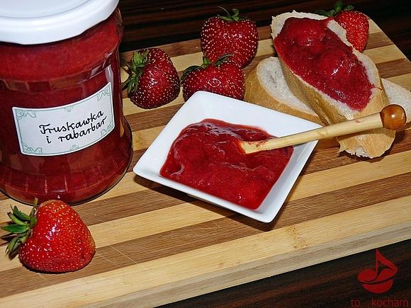 Dżem rabarbarowo-truskawkowy