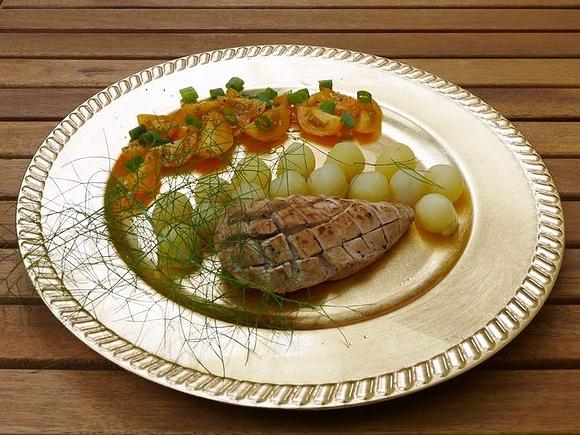 Filet z kurczaka w kratkę