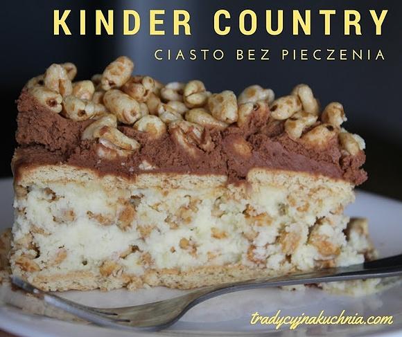 Kinder country ciasto bez pieczenia
