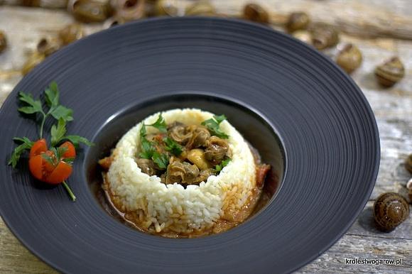 Ragout ze ślimaków gulasz ze ślimaków