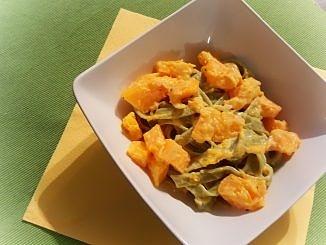 Tagliatelle z dynią