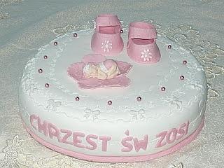 Tort na chrzciny dla dziecka