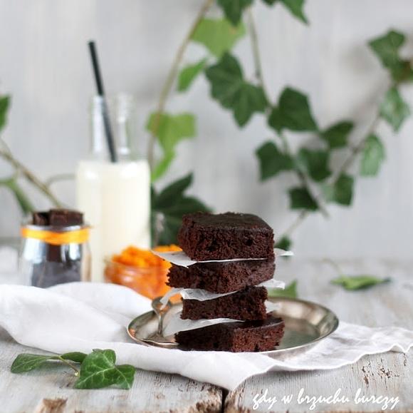 Brownie dyniowe