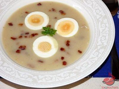 Zupa chlebowa z jajkiem