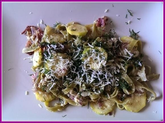 Carbonara z cukinią